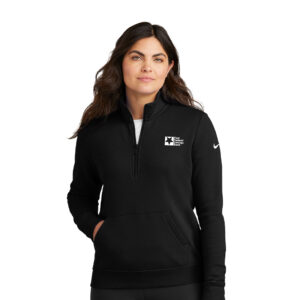 Nike Women's Club Fleece Sleeve Swoosh 1/2-Zip NKDX6720